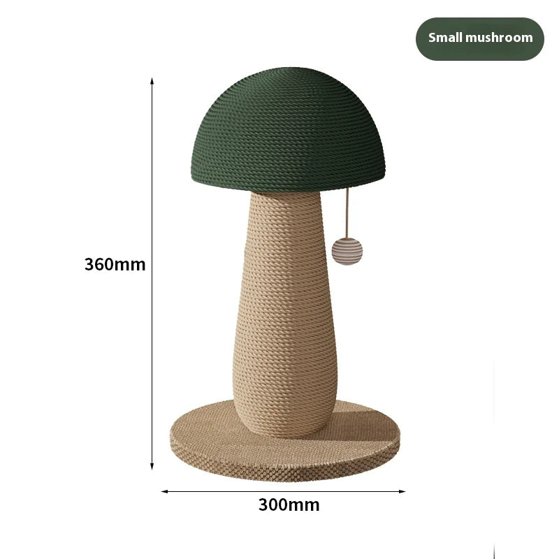 Kratzbaum für Katzen, Pilz- oder Clown Form