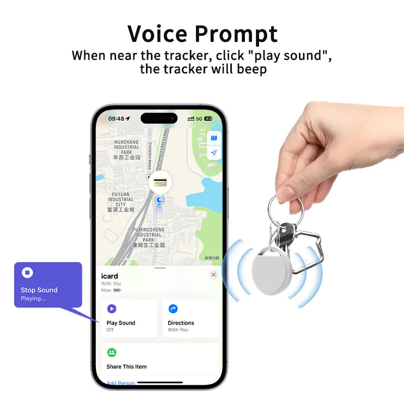 Bluetooth Haustier-Tracker & Anti-Verlust Alarm