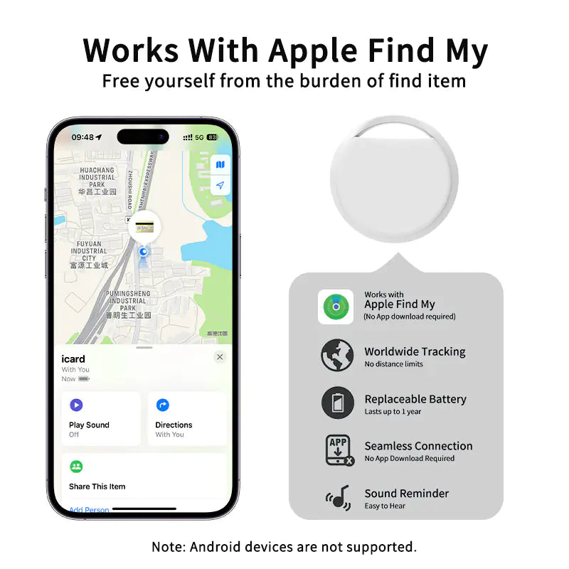 Bluetooth Haustier-Tracker & Anti-Verlust Alarm
