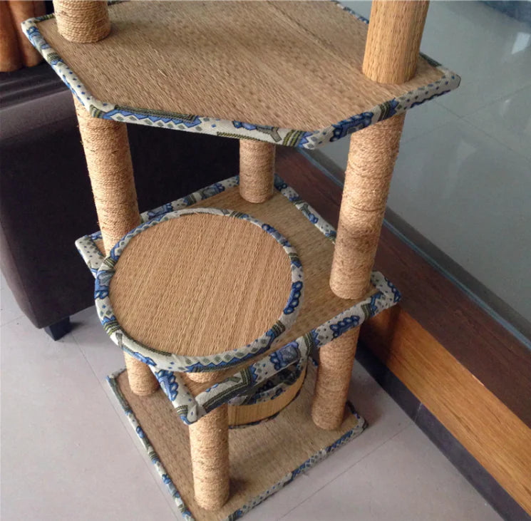 MOMOPET Cat Scratching Board and Large Cat Tree