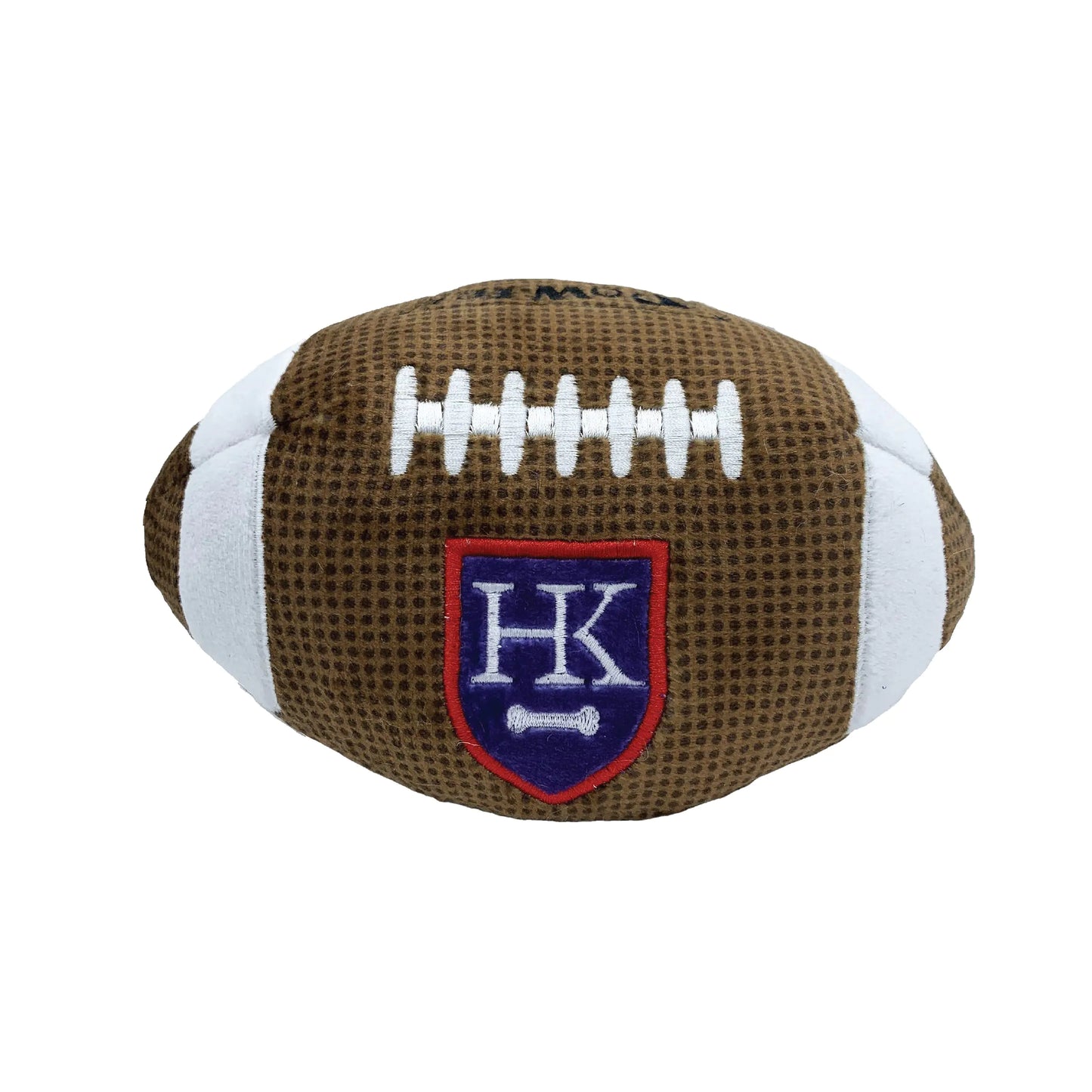 Huxley & Kent for Dogs | HK Football (Small) | Power Plush Dog Toy with Squeaker | Funny Dog Toy | Cute Dog Toy | H&K Squeaky Dog Toy