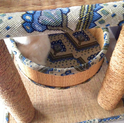 MOMOPET Cat Scratching Board and Large Cat Tree