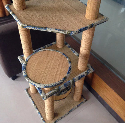 MOMOPET Cat Scratching Board and Large Cat Tree